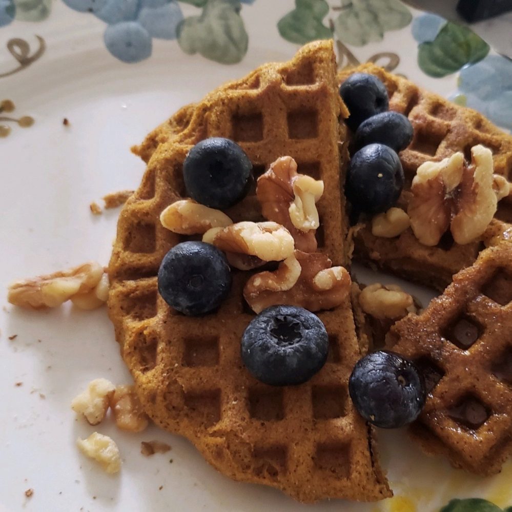 Pumpkin Waffles packed with vitamins and minerals to boost your immune