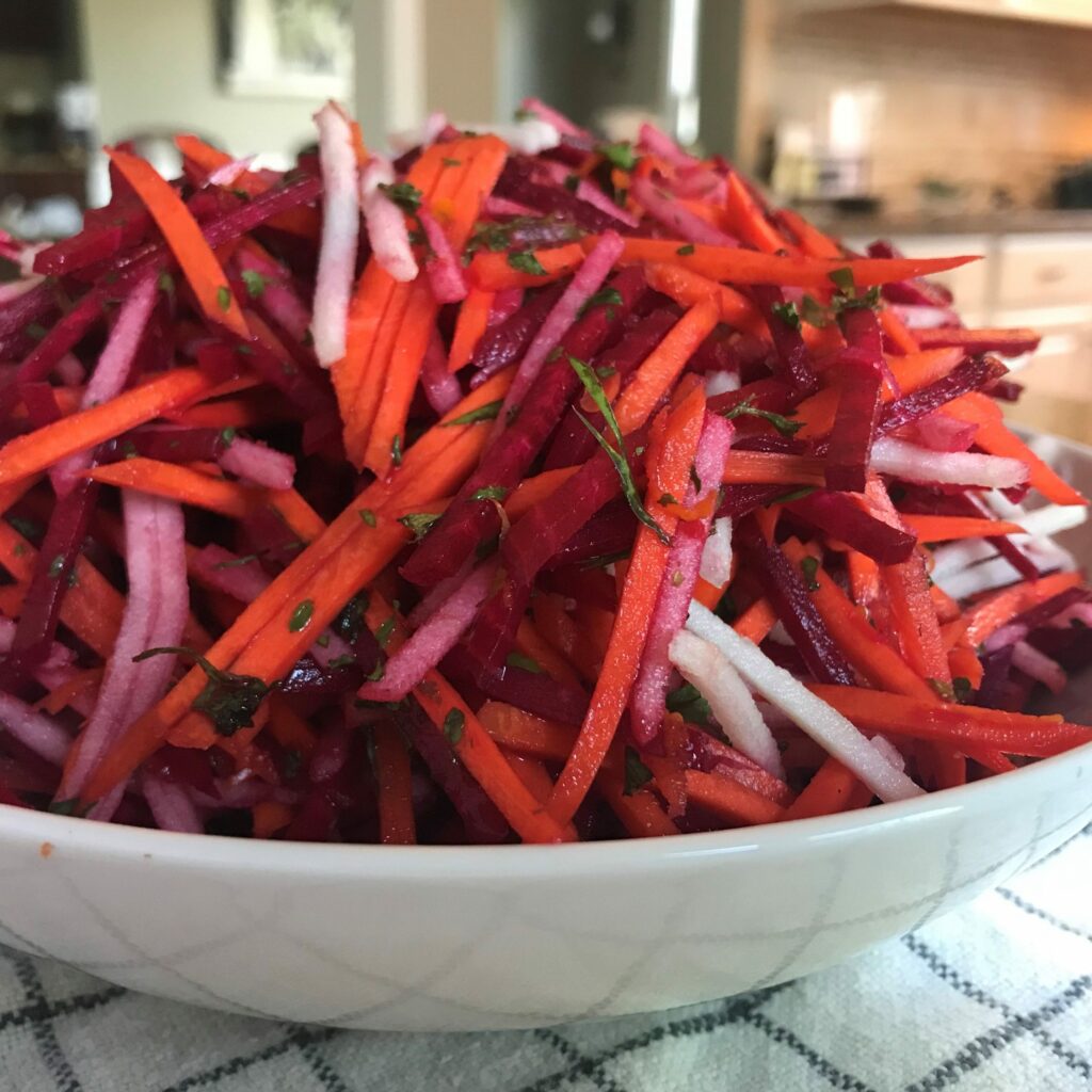 Ensalada de remolacha y zanahoria